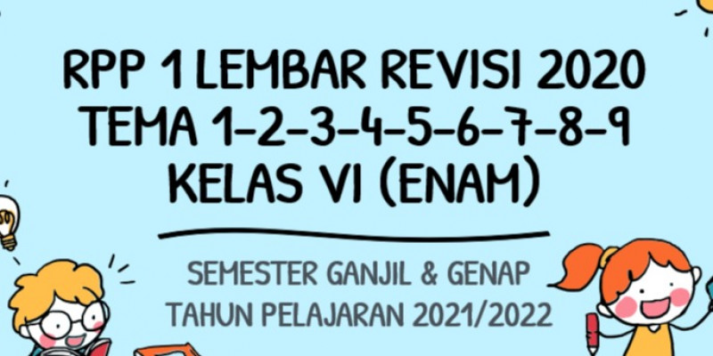 Guru Berbagi Terbaru Rpp Kelas 6 Tema 1 9 Lengkap Semster 1 2