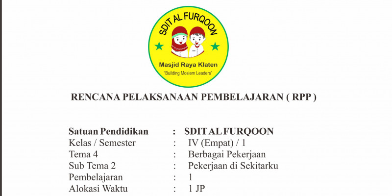 Rpp Kelas 4 Sd Kurikulum 2013 Tema Berbagai Pekerjaan Rpp Kelas 4 Sd Kurikulum 2013 Tema Berbagai Pekerjaan