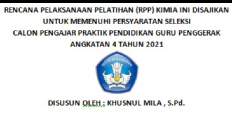 GURU BERBAGI RPP HUKUM DASAR KIMIA UNTUK SMK KELAS X