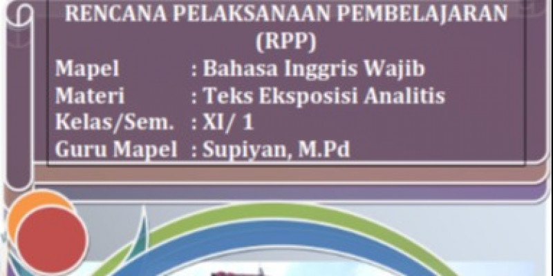 GURU BERBAGI | RPP_TEKS EKSPOSISI ANALITIS_BHS INGGRIS KELAS XI