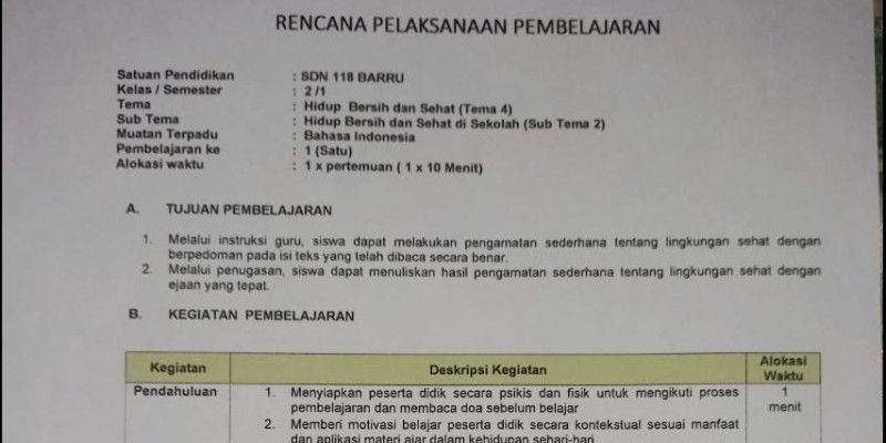 GURU BERBAGI | HIDUP BERSIH DAN SEHAT ( TEMA 4 )