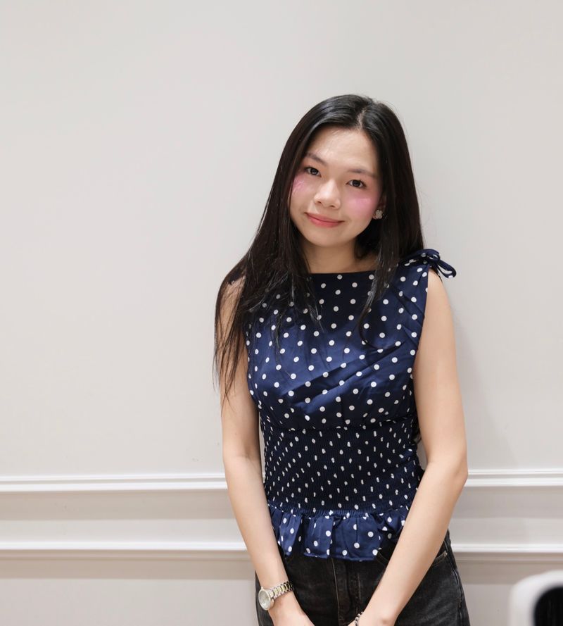 Sunday Gingham polkadot