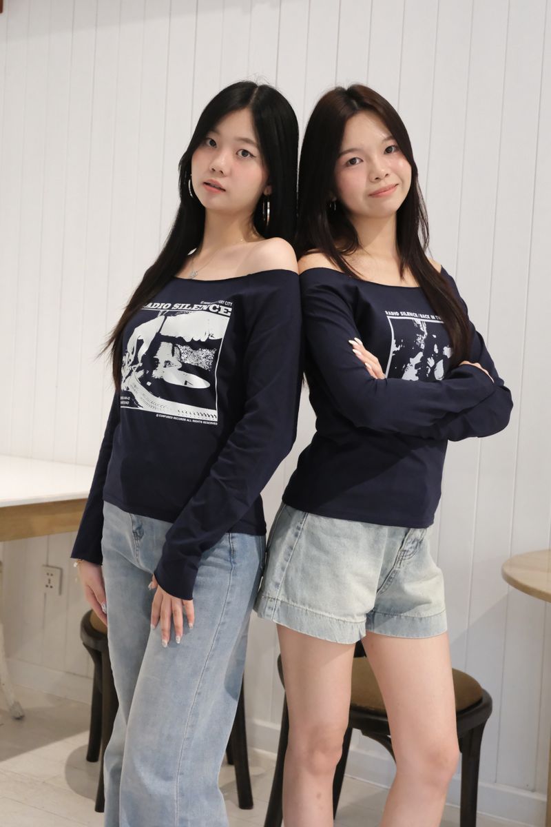 Radio Off Shoulder Long Sleeve thumbnail 4