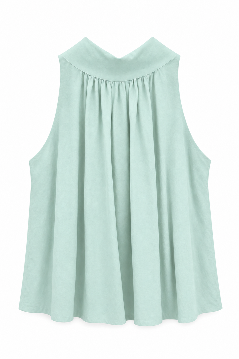 SUNDAY Cloud Halter Top Teal thumbnail 6