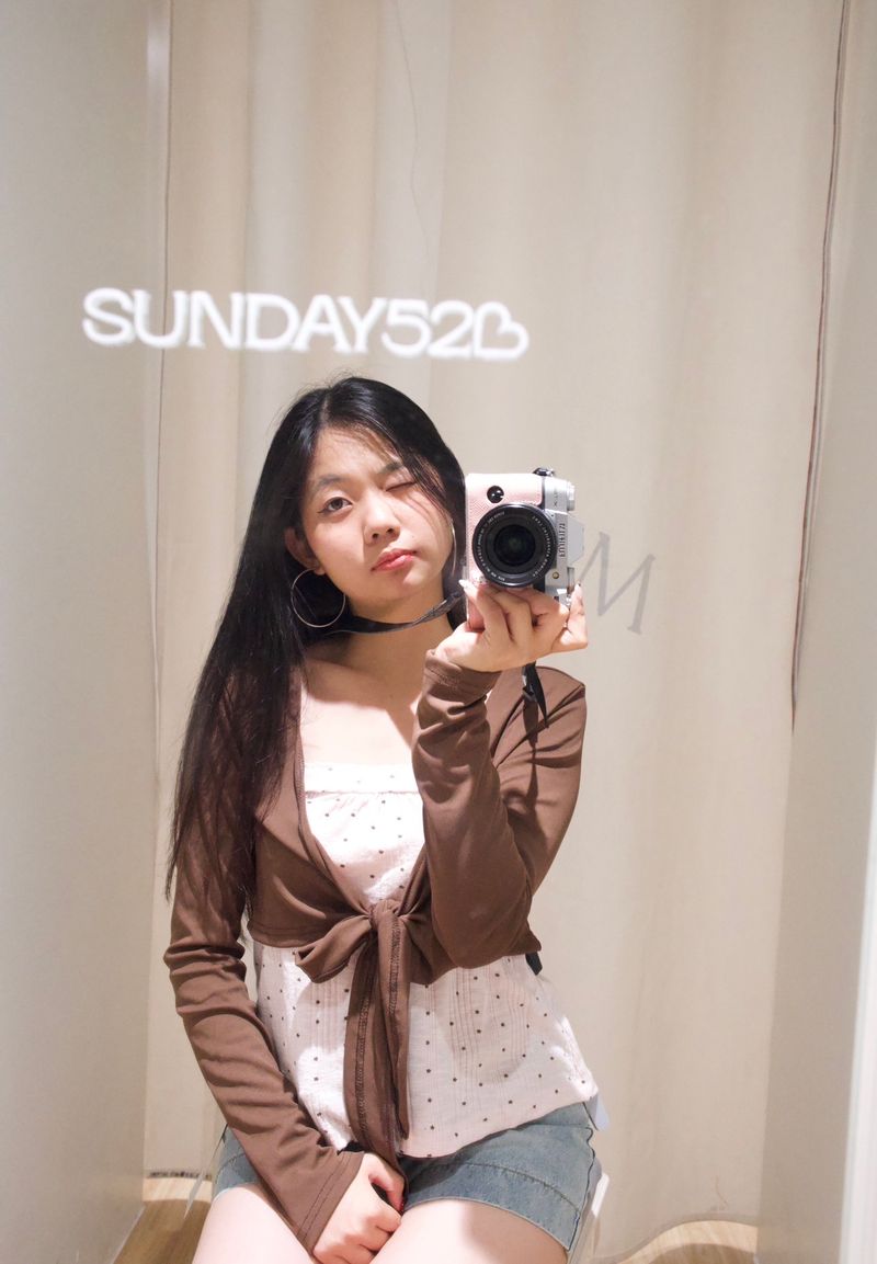 Brown pink set cardigan thumbnail 2