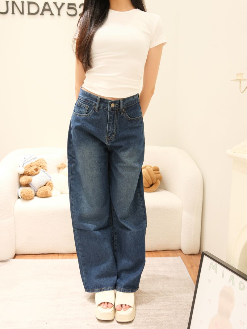 3760 navy blue jeans thumbnail 2