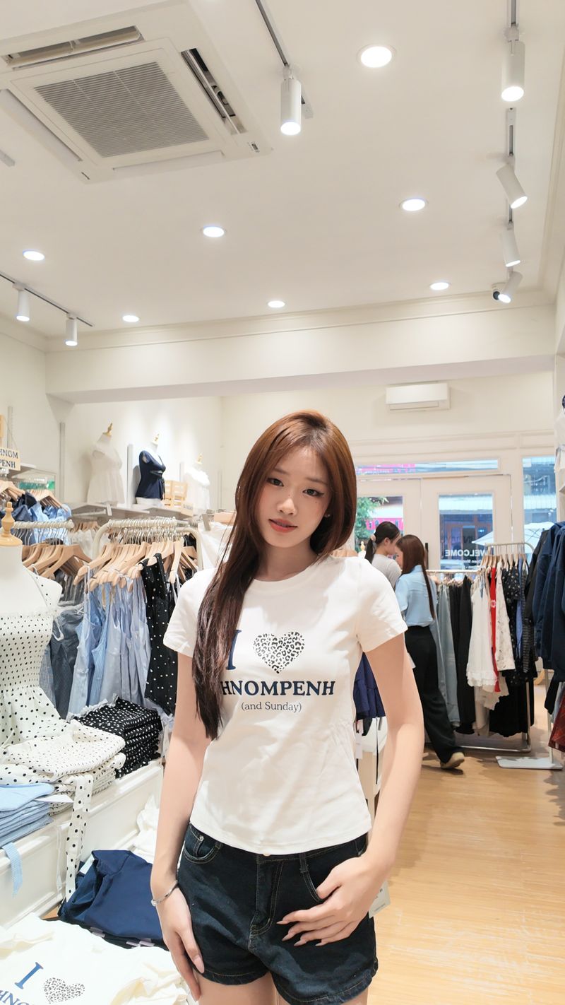 I Love Phnom Penh Baby Tee thumbnail 2