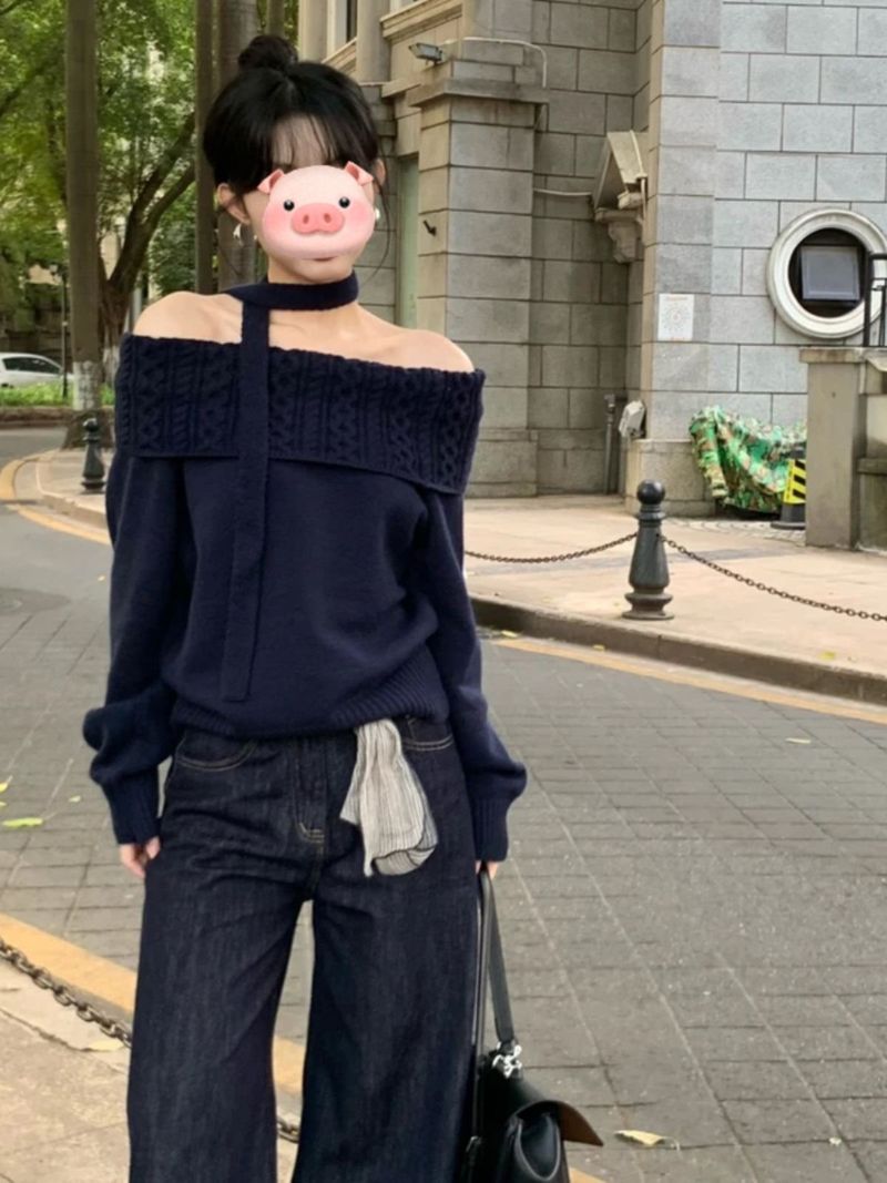 Off shoulder knit thumbnail 2