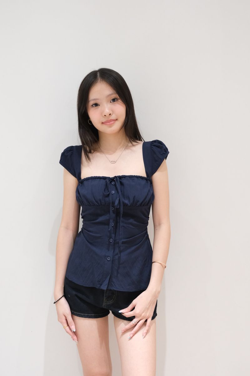 Navy Brand Tie Top thumbnail 5