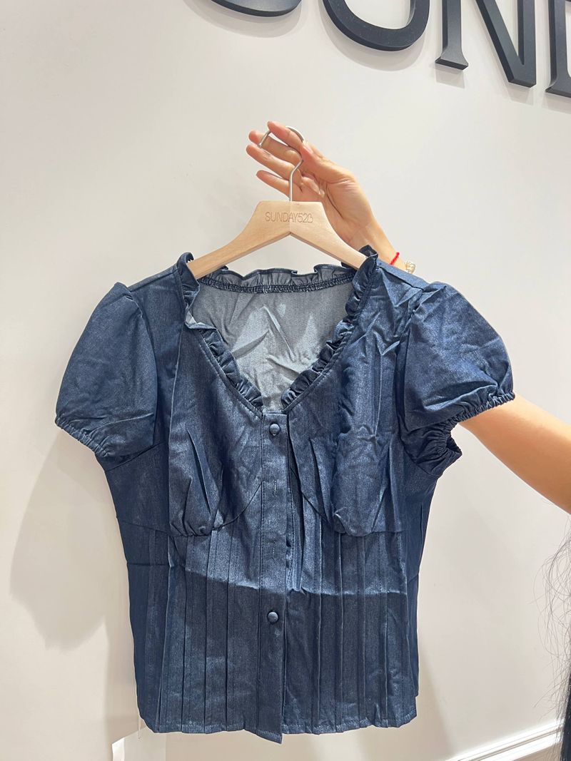 Sunday Navy blue blouse