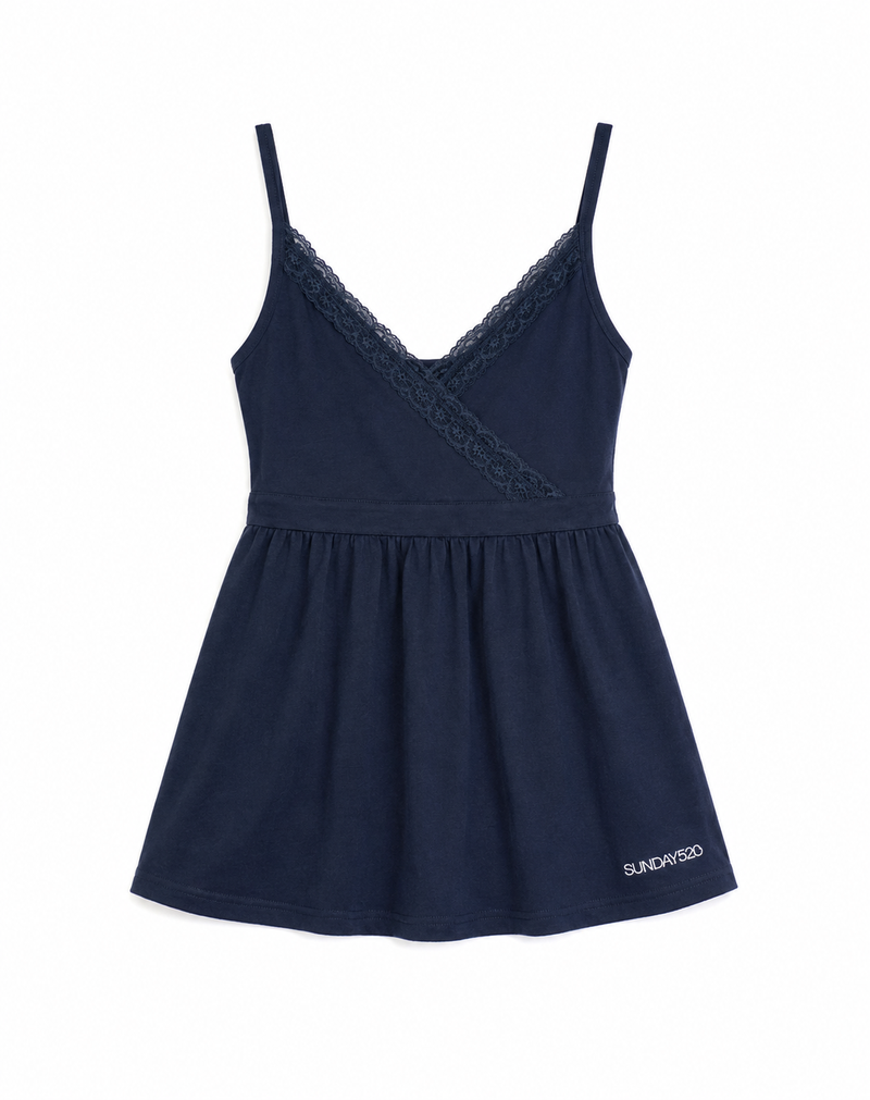 Dark Blue Lace Sunday520