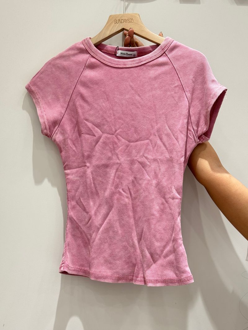 Dyed Top Pink