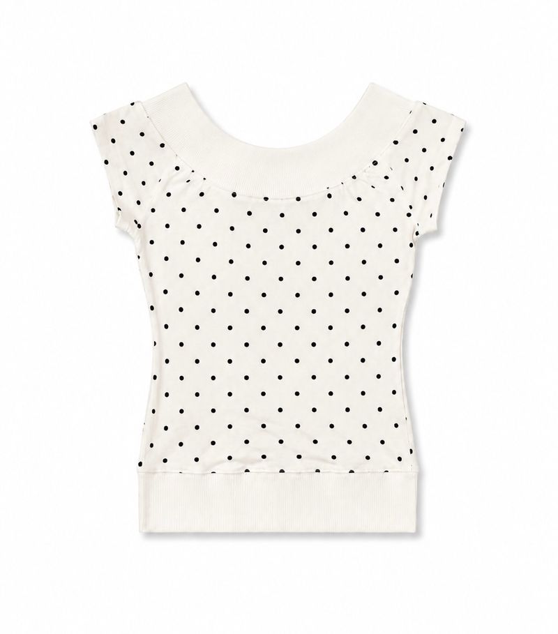 BM Polkadot off shoulder thumbnail 9