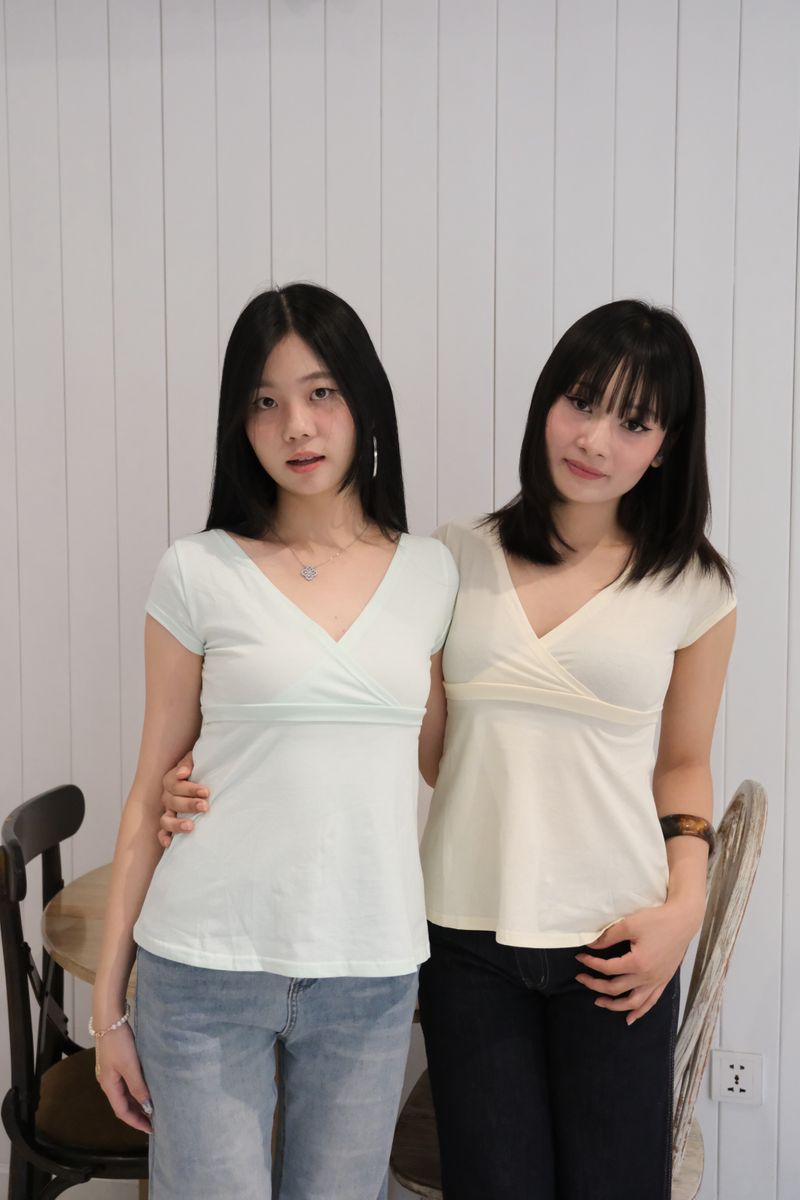 Teal Wrap Tee thumbnail 7