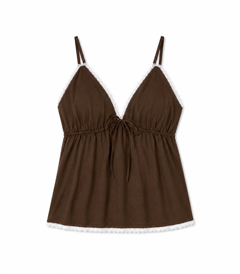 Brown Bow Cami thumbnail 5