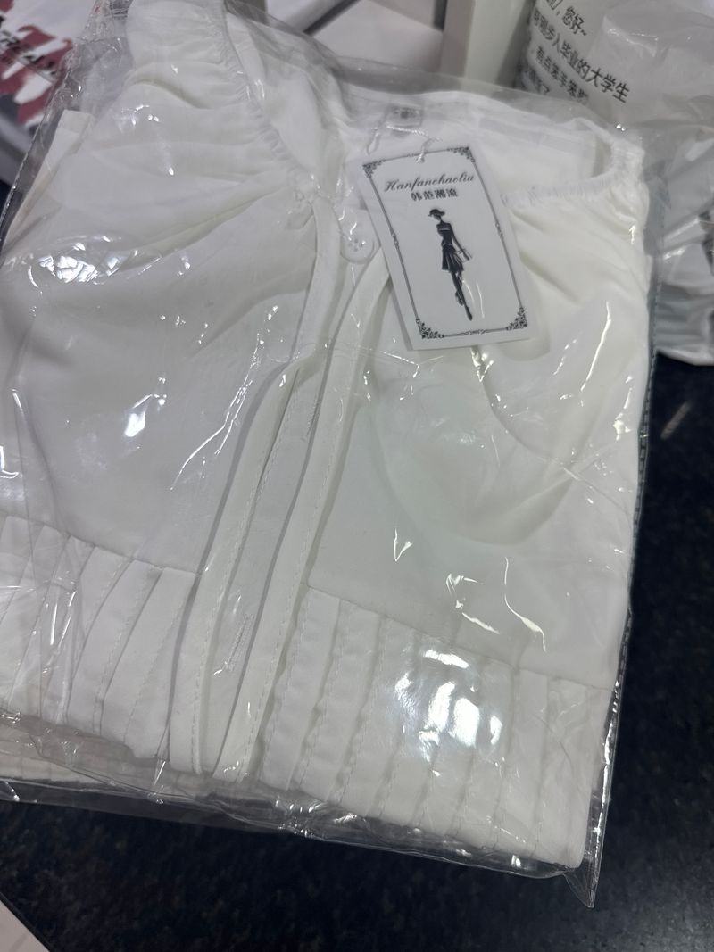 White Shirt ( ដៃប៉ោង ) thumbnail 2