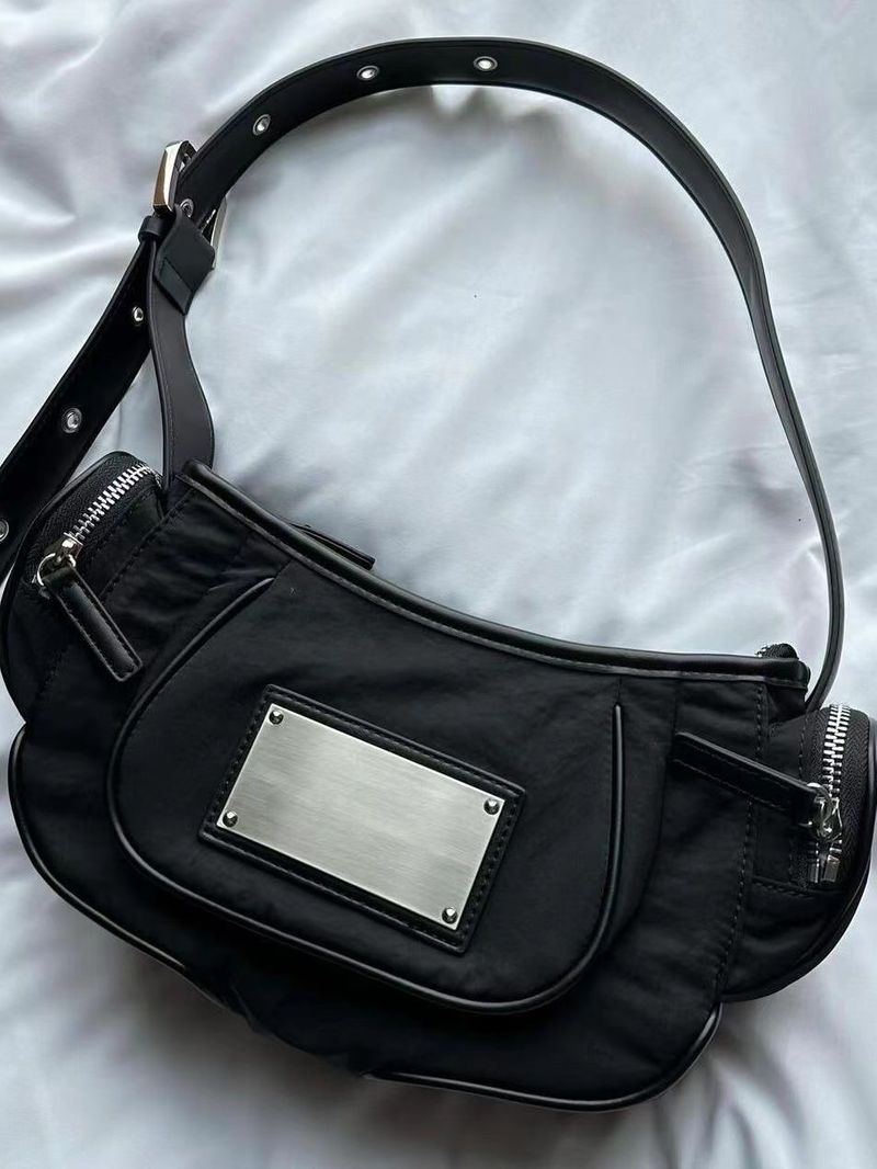 Bag with mirror black