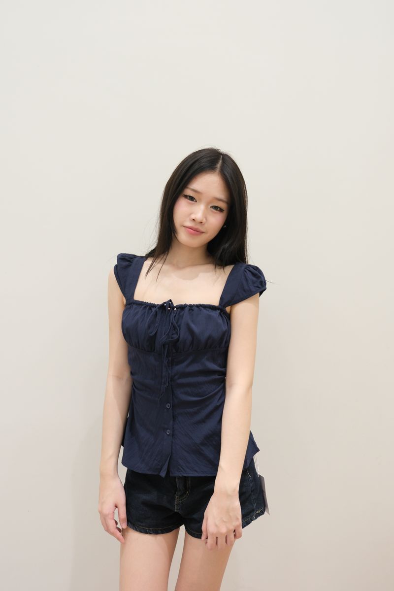 Navy Brand Tie Top thumbnail 2
