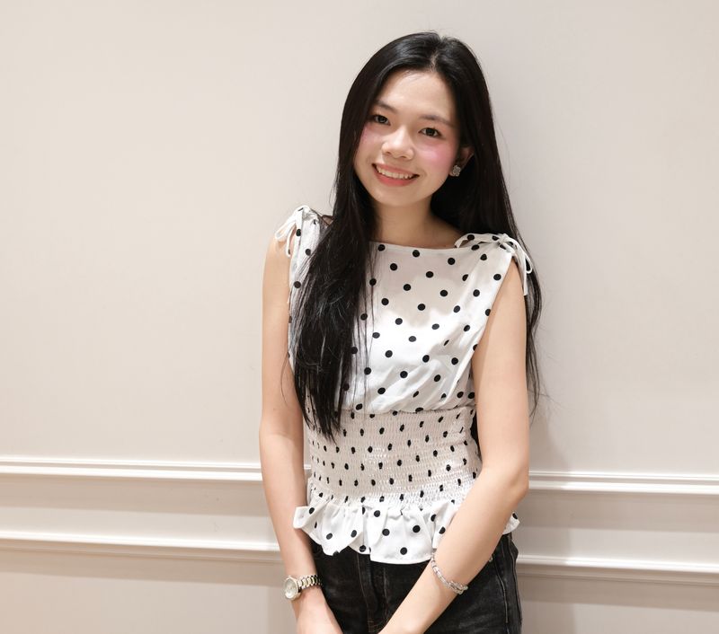 Sunday Gingham polkadot