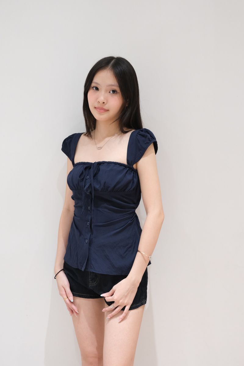 Navy Brand Tie Top thumbnail 6