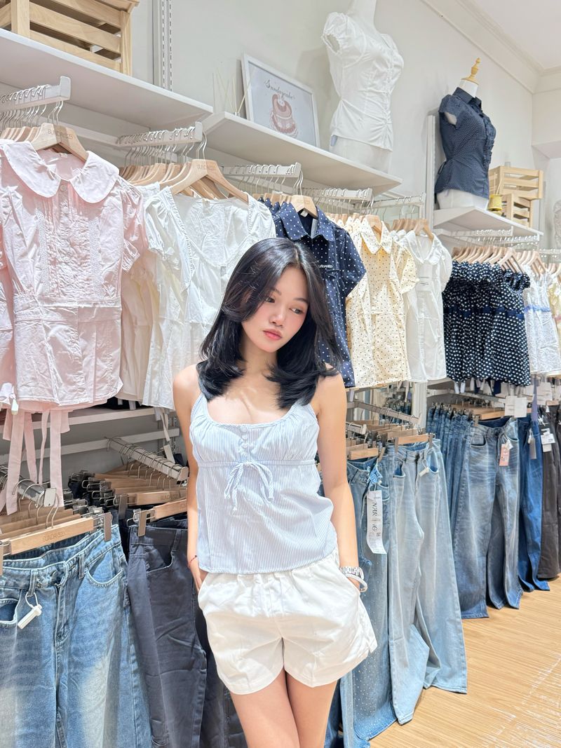 Blue Blouse Tanktop thumbnail 3