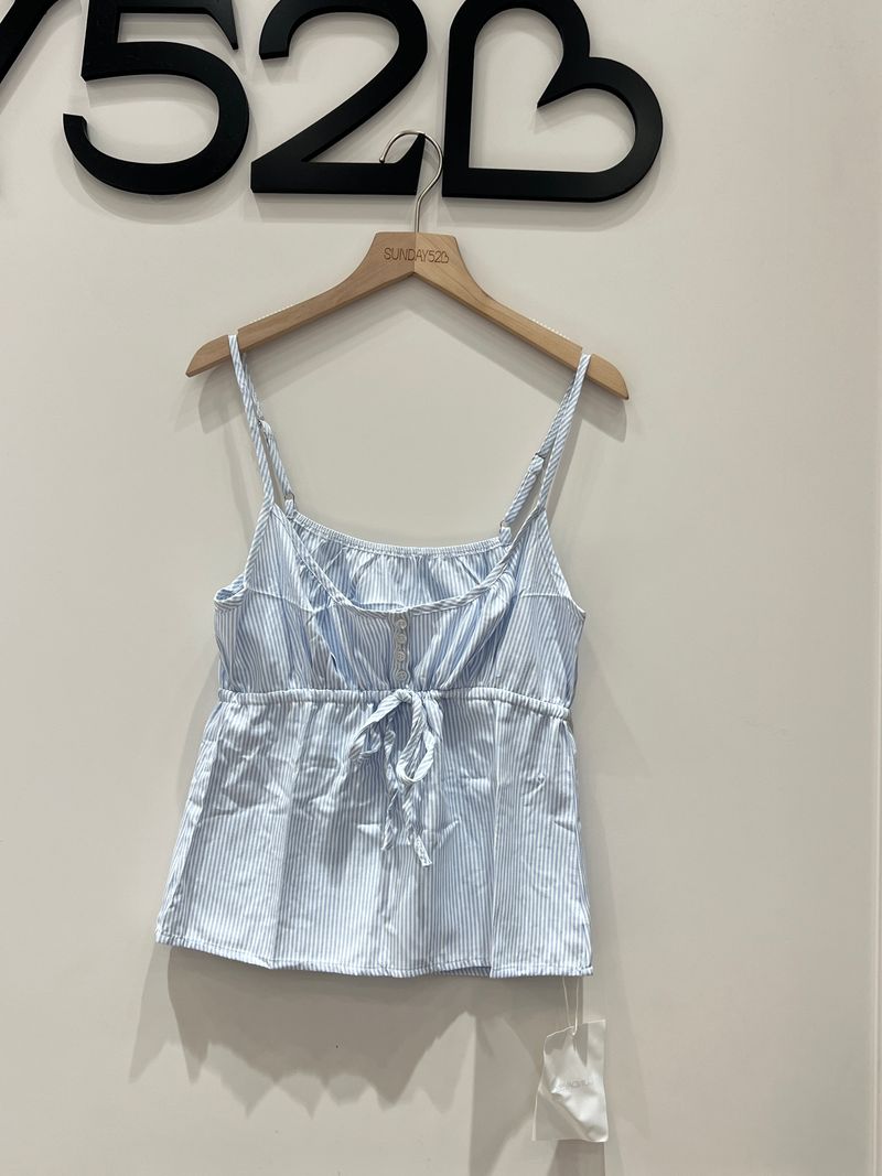 Blue Blouse Tanktop