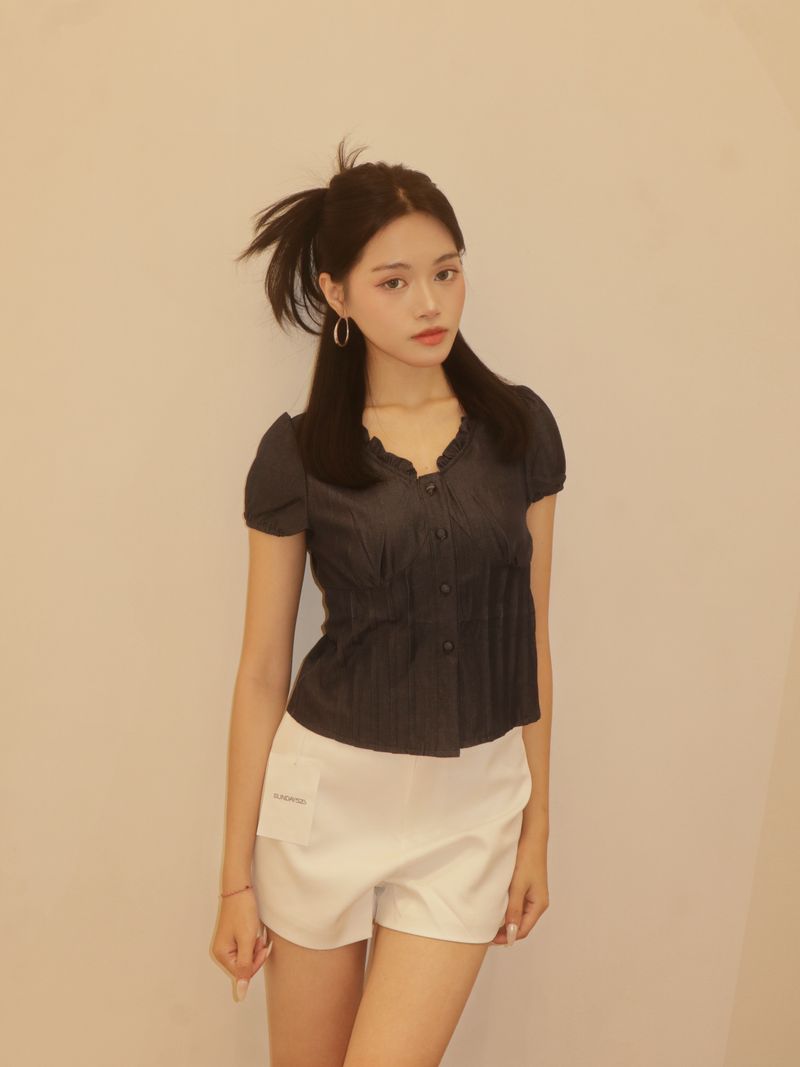 Sunday Navy blue blouse thumbnail 2