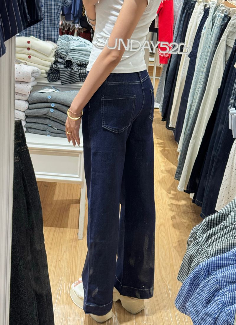 9030 navy baggy jeans thumbnail 2