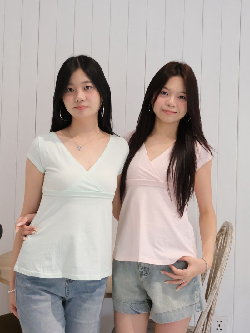 Teal Wrap Tee thumbnail 8