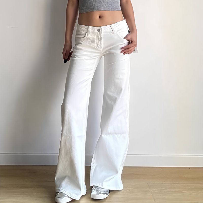 1988 White flares jeans
