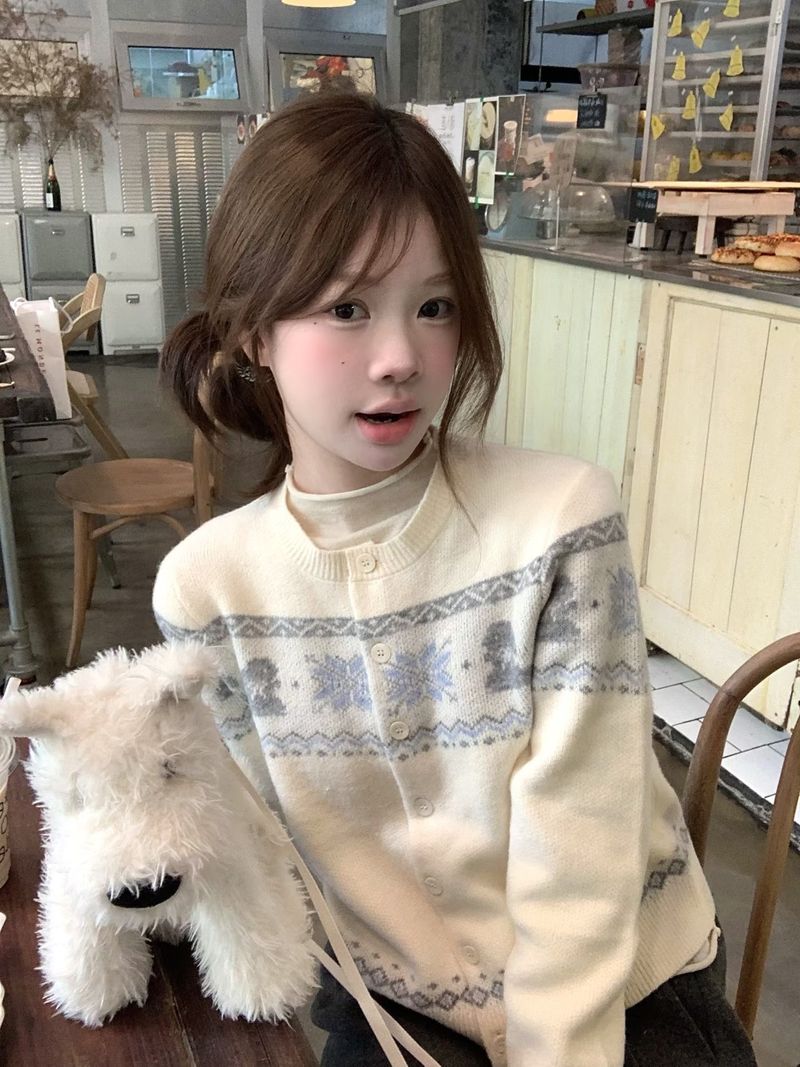 Snow flakes ( Sky blue )