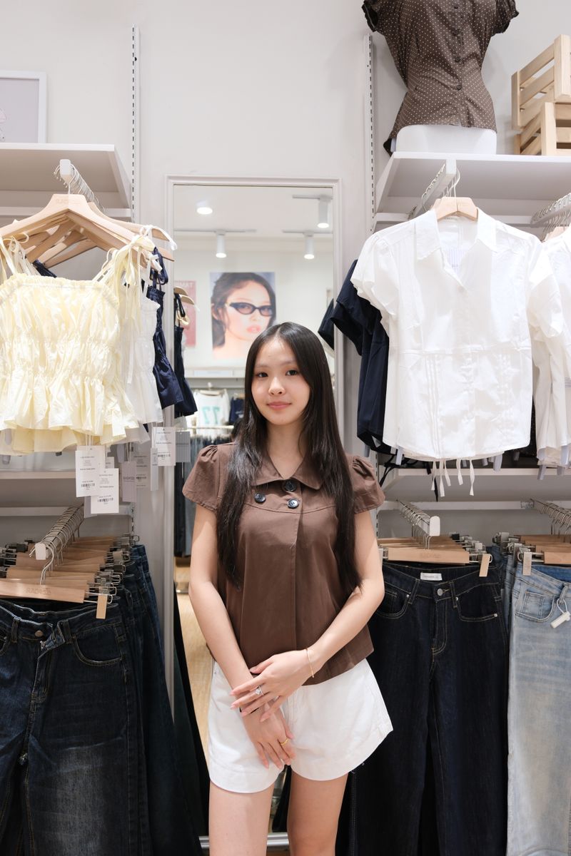 Lev4 Mocha Blouse thumbnail 5