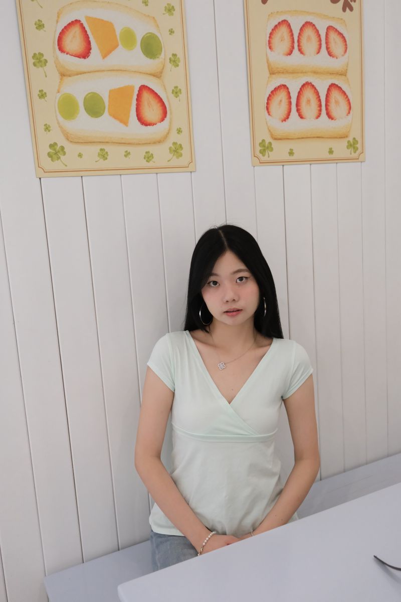 Teal Wrap Tee thumbnail 2