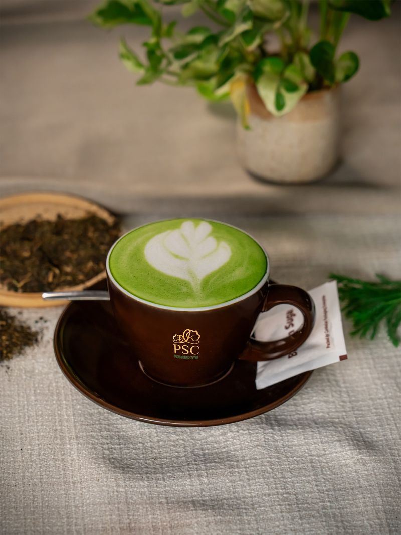 Hot Green Tea Latte