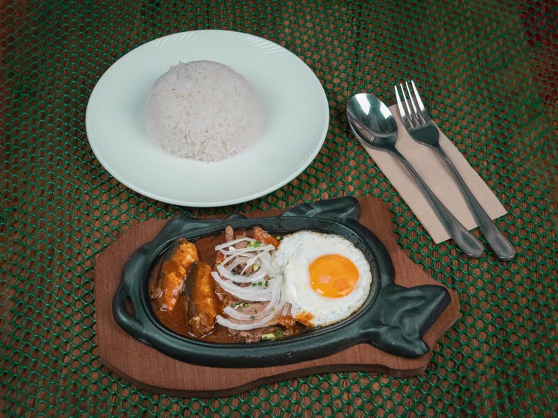 Flaming Beef and Rice