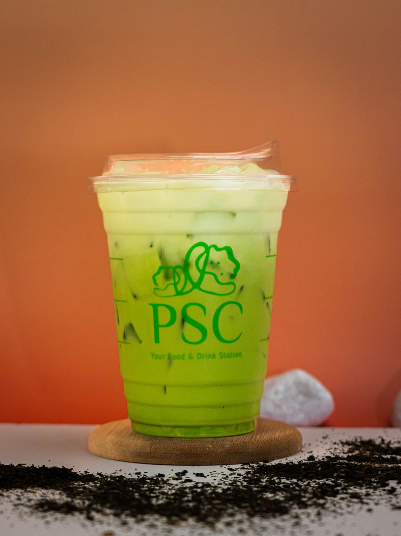 Iced Green Milk Tea