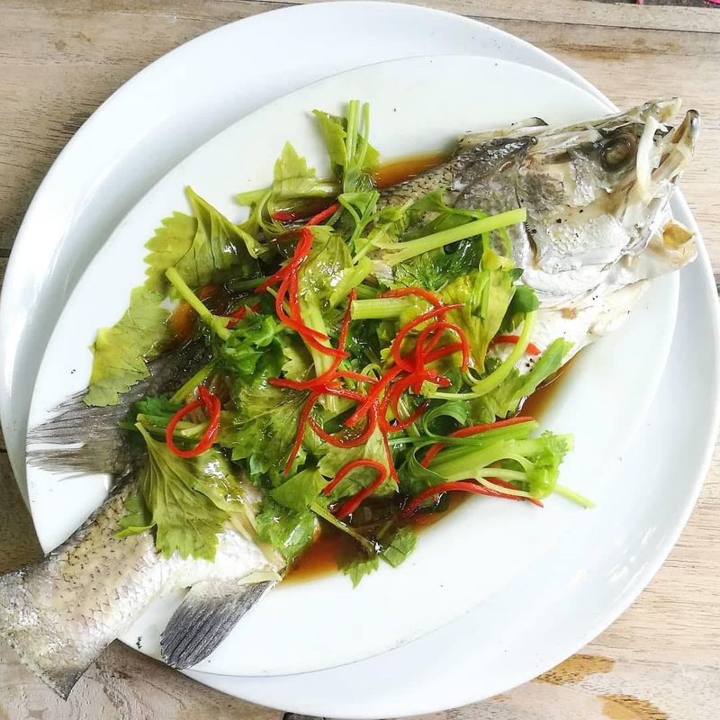 Steam Tiger Garoupa Fish with Soy Sauce