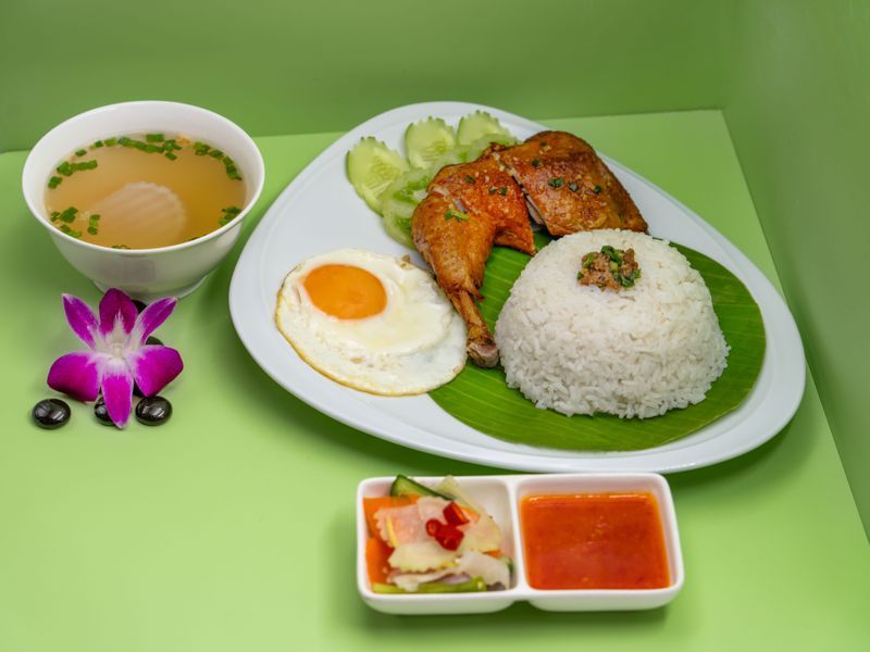 Fried Chicken with Rice