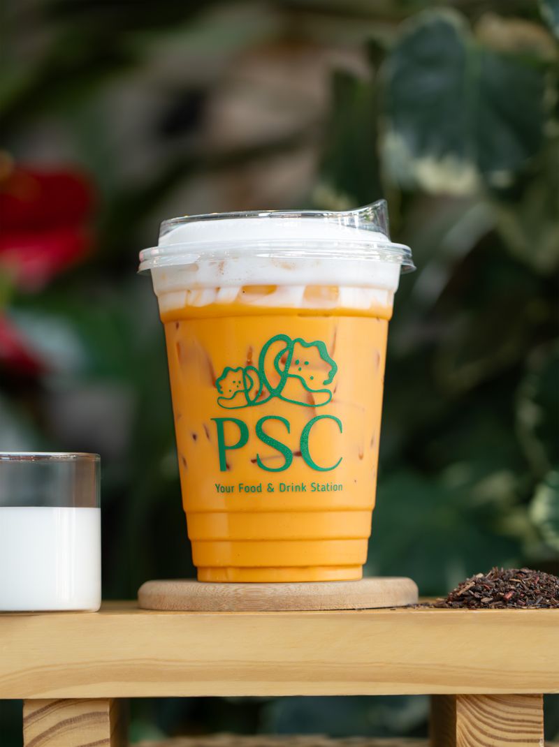 Ice Red Milk tea