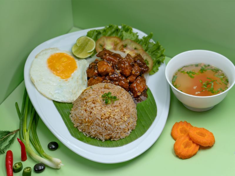 Fried Rice Lok Lak