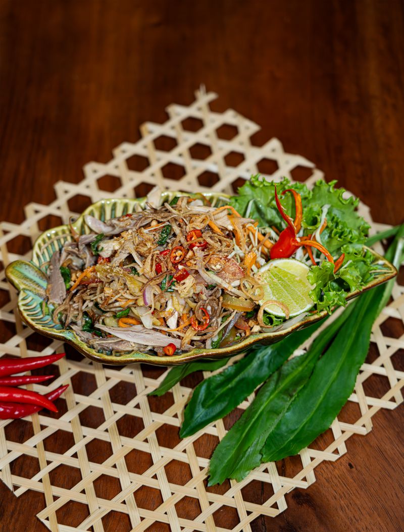 Banana Blomssom Salad with Chicken Meat
