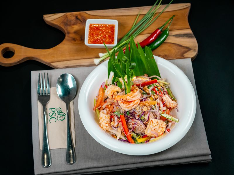PSC seafood salad with glass noodles