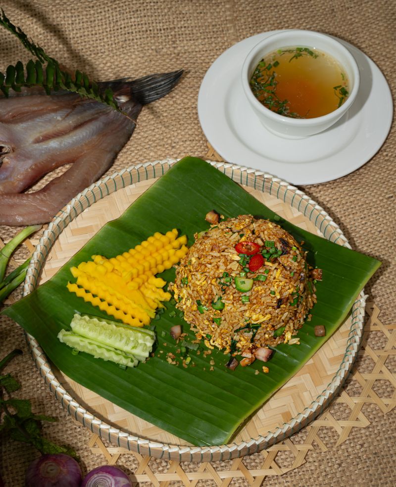 Sundried fish fried rice