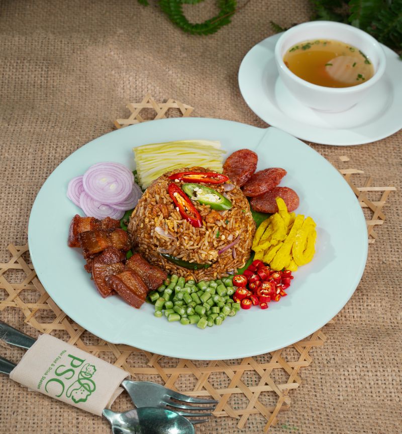 Fried rice shrimp paste
