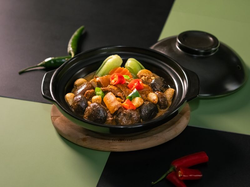 Braised Muton with Black Mushroom