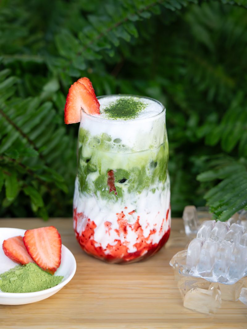 Matcha strawberry
