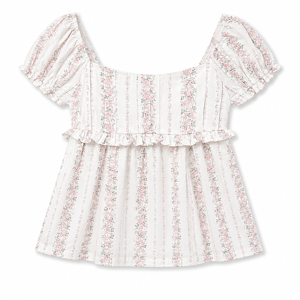 Floral Milk Top