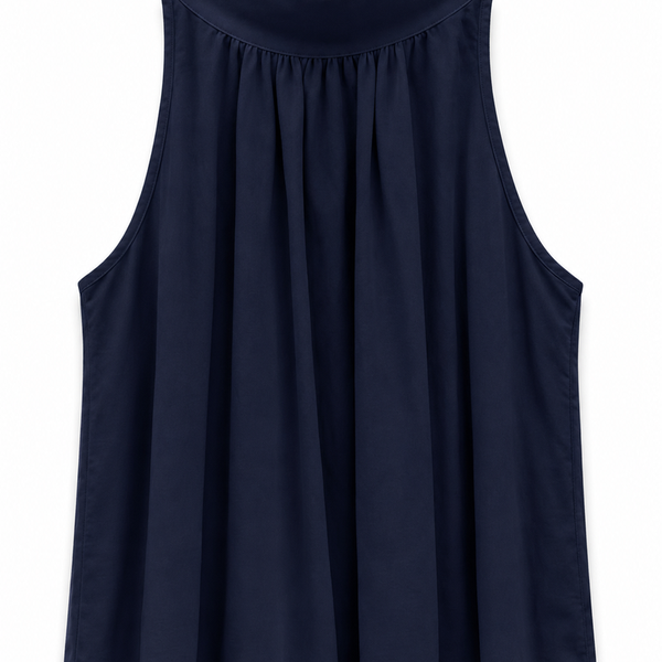 SUNDAY Navy Cloud Halter Top