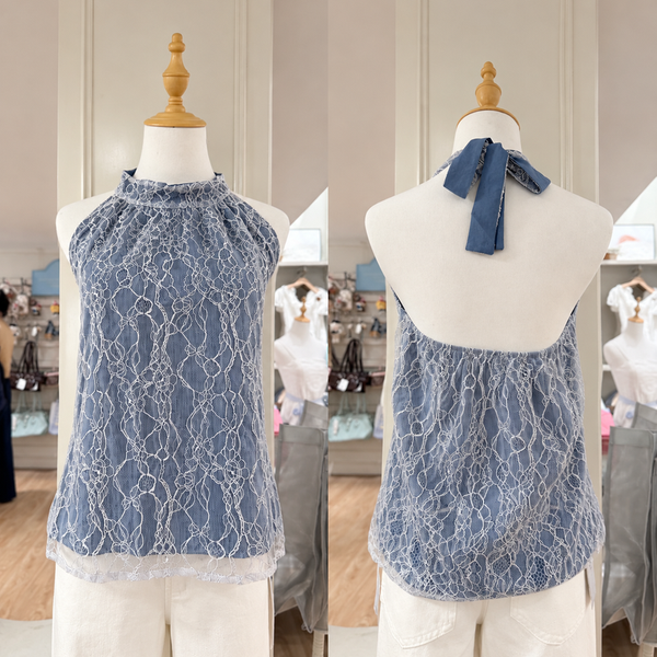 Ribbon Lace Halter