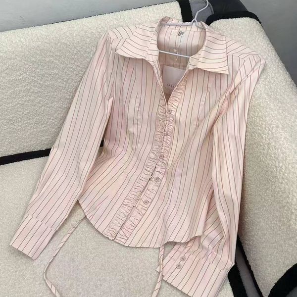 Fitted Blouse ( long sleeve) PINK